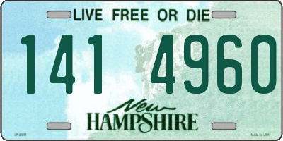 NH license plate 1414960
