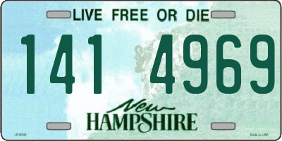 NH license plate 1414969