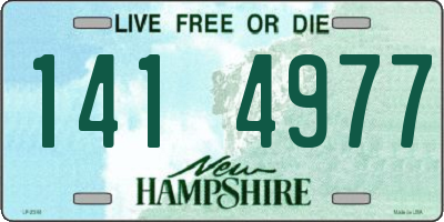 NH license plate 1414977
