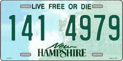 NH license plate 1414979