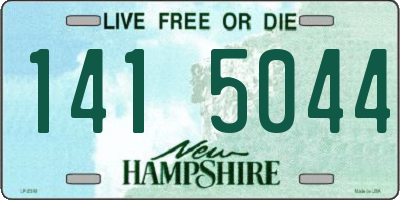 NH license plate 1415044