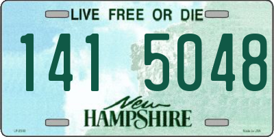 NH license plate 1415048