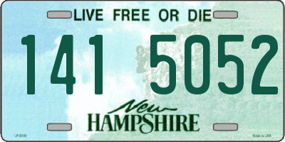 NH license plate 1415052