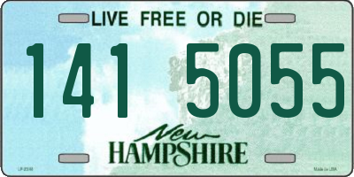 NH license plate 1415055
