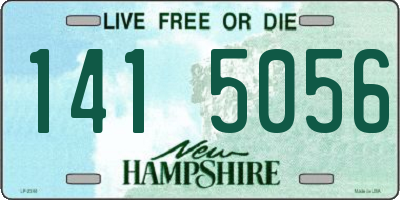 NH license plate 1415056
