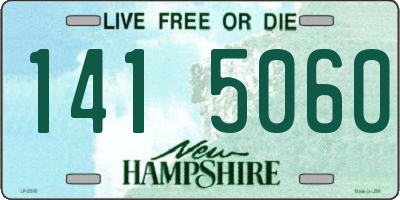NH license plate 1415060