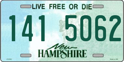 NH license plate 1415062