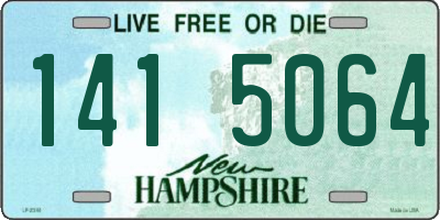 NH license plate 1415064