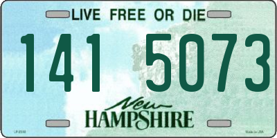 NH license plate 1415073
