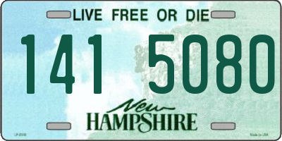 NH license plate 1415080