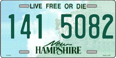 NH license plate 1415082