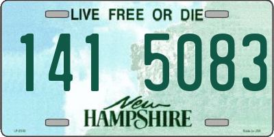 NH license plate 1415083