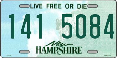 NH license plate 1415084