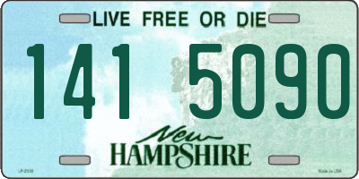 NH license plate 1415090