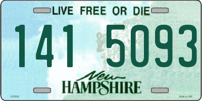 NH license plate 1415093