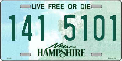 NH license plate 1415101