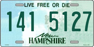 NH license plate 1415127