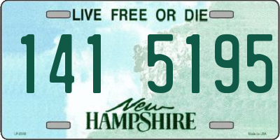 NH license plate 1415195