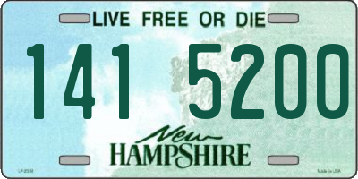 NH license plate 1415200