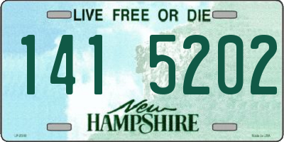 NH license plate 1415202