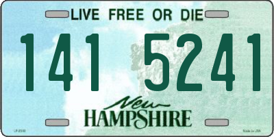 NH license plate 1415241