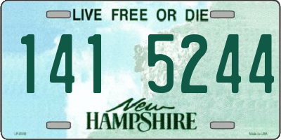 NH license plate 1415244