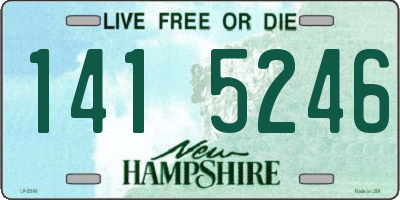 NH license plate 1415246