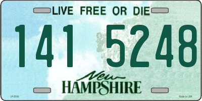 NH license plate 1415248