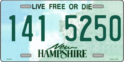 NH license plate 1415250