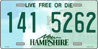NH license plate 1415262