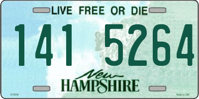 NH license plate 1415264