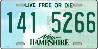 NH license plate 1415266