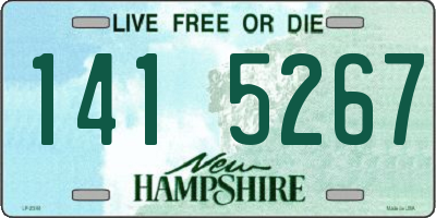 NH license plate 1415267