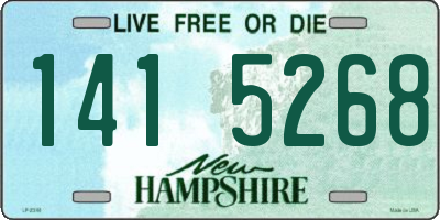 NH license plate 1415268