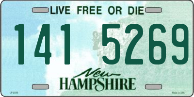NH license plate 1415269
