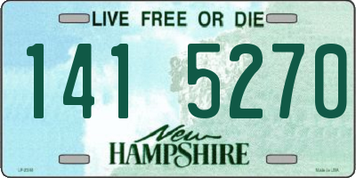 NH license plate 1415270