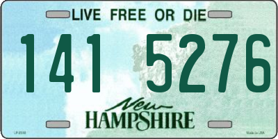 NH license plate 1415276