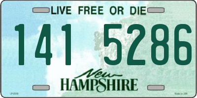NH license plate 1415286