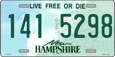 NH license plate 1415298
