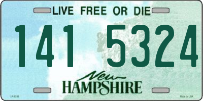 NH license plate 1415324