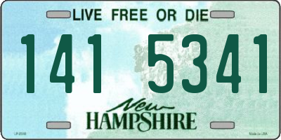 NH license plate 1415341