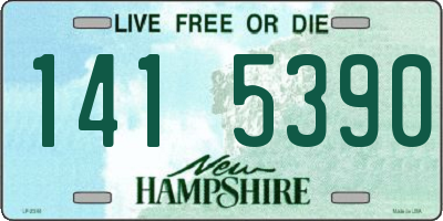 NH license plate 1415390