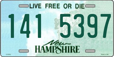 NH license plate 1415397