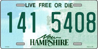 NH license plate 1415408
