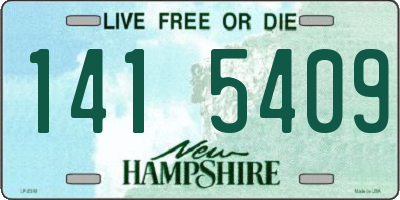 NH license plate 1415409