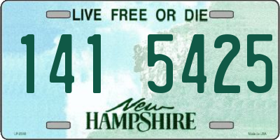 NH license plate 1415425