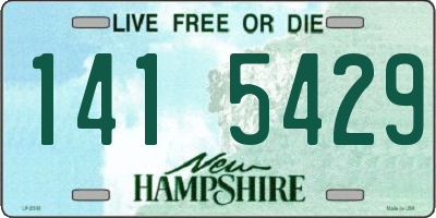 NH license plate 1415429