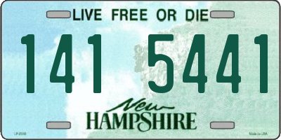 NH license plate 1415441