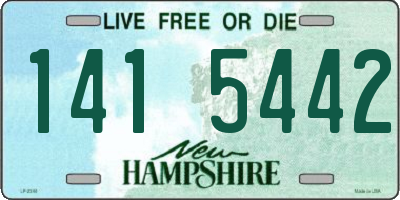 NH license plate 1415442