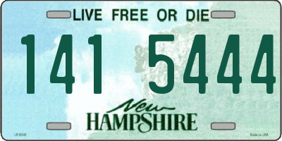 NH license plate 1415444